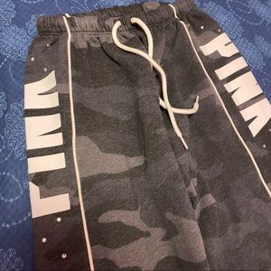 pink victoria secret sweatpants